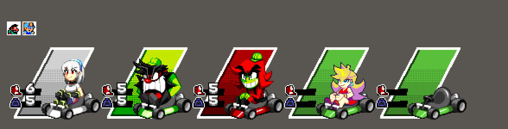 Ring Racers characters (WIP)